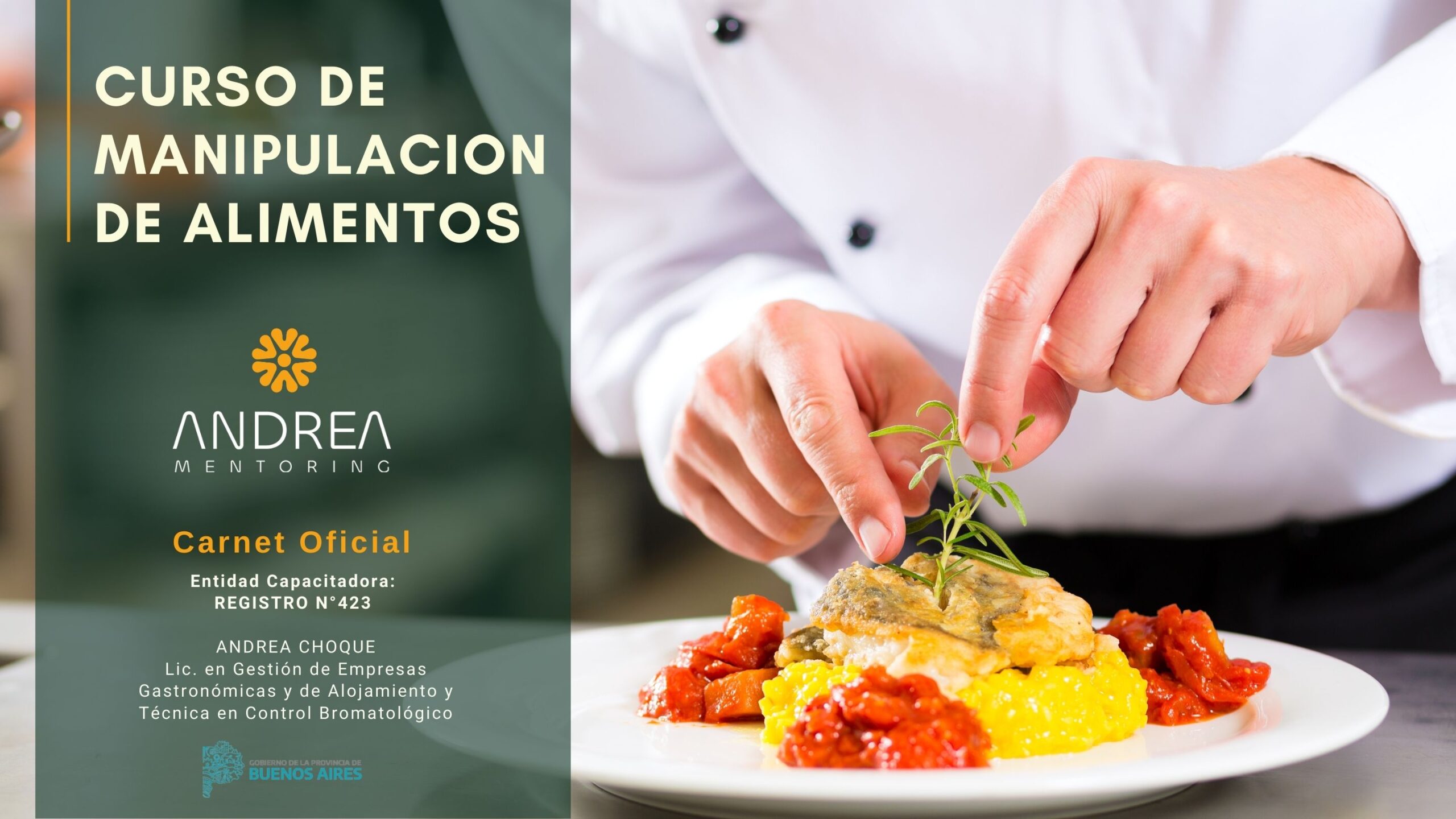 Curso de Manipulación de Alimentos y Carnet Oficial